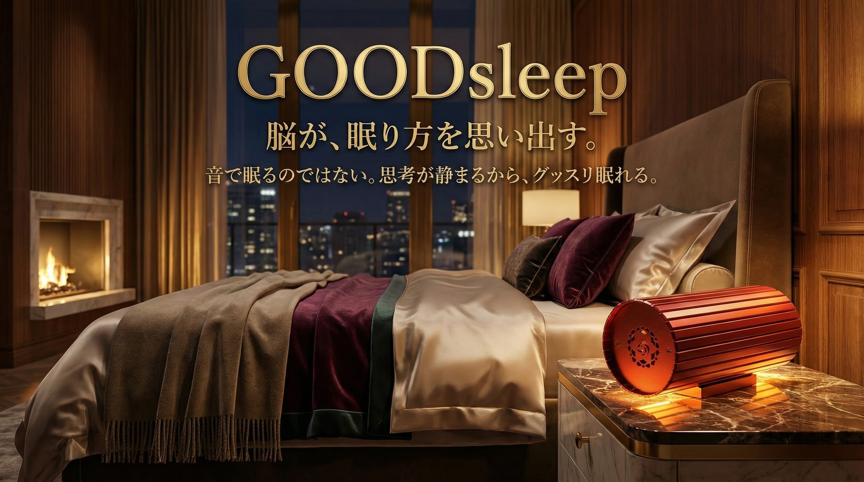 GOODsleep - 脳が、眠り方を思い出す。